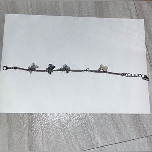 Silver Butterfly Bracelet/ Anklet
